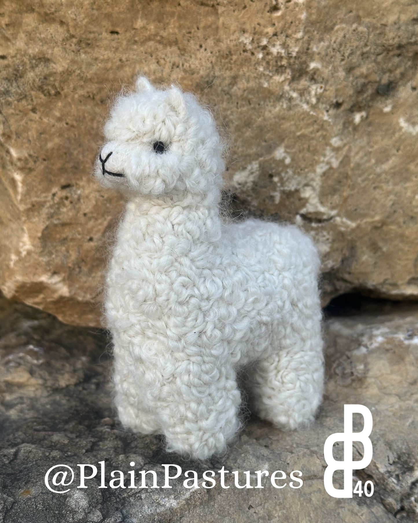 Needle Felted Baby Llamas