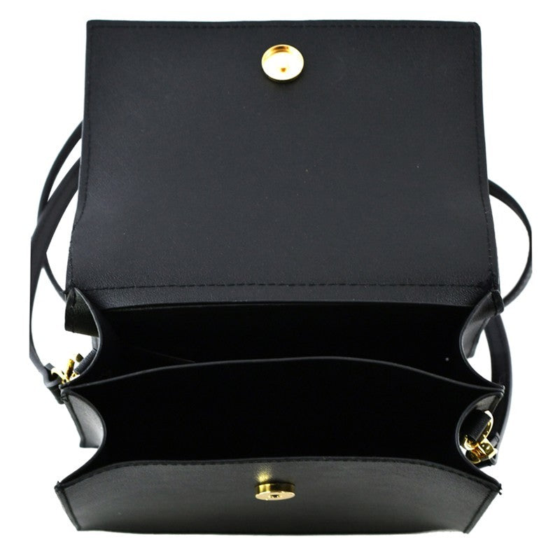 Ring Tassel Flap Crossbody/ Handheld Satchel