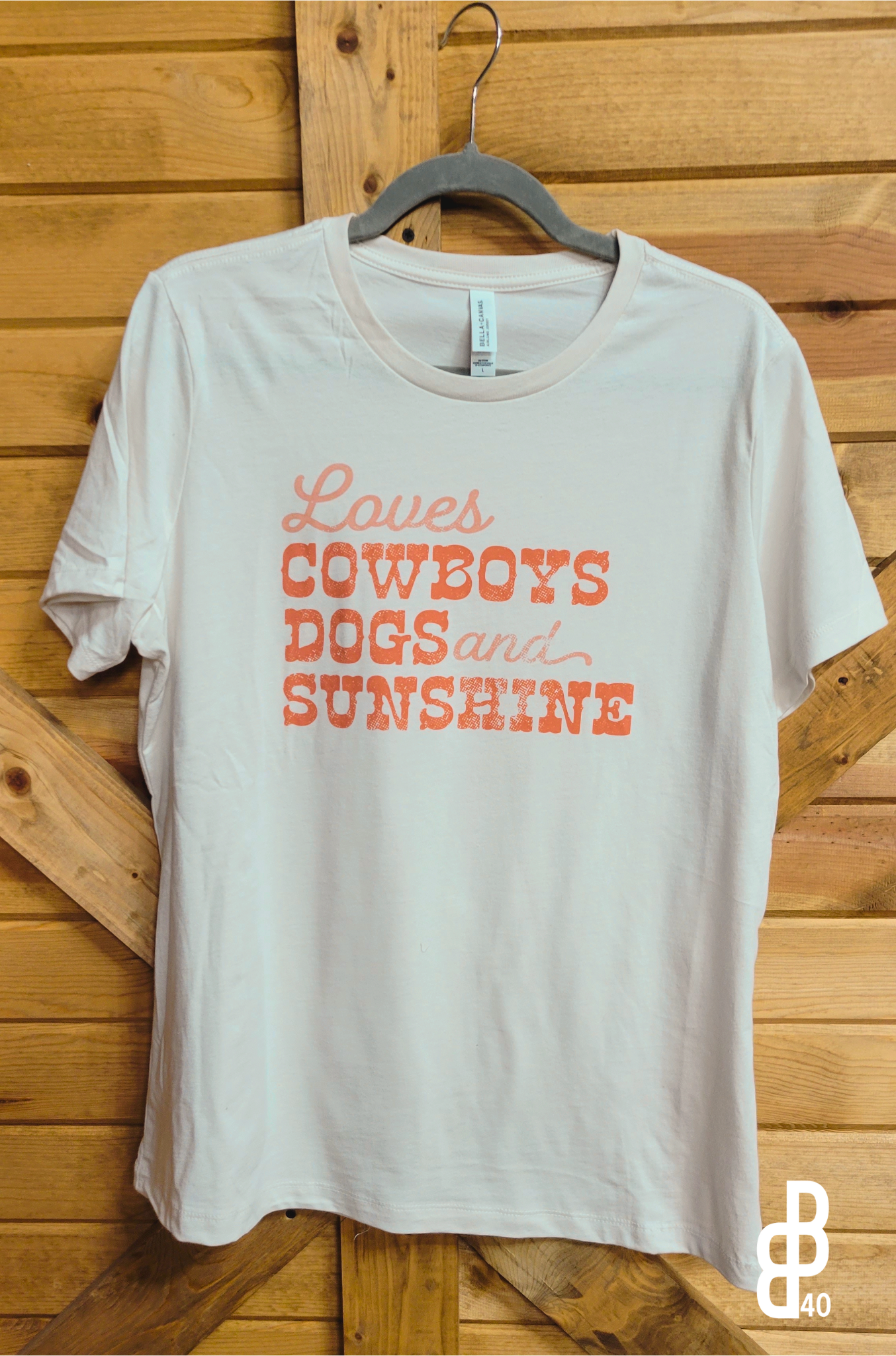 Loves Cowboys, Dogs, and Sunshine Graphic Tee