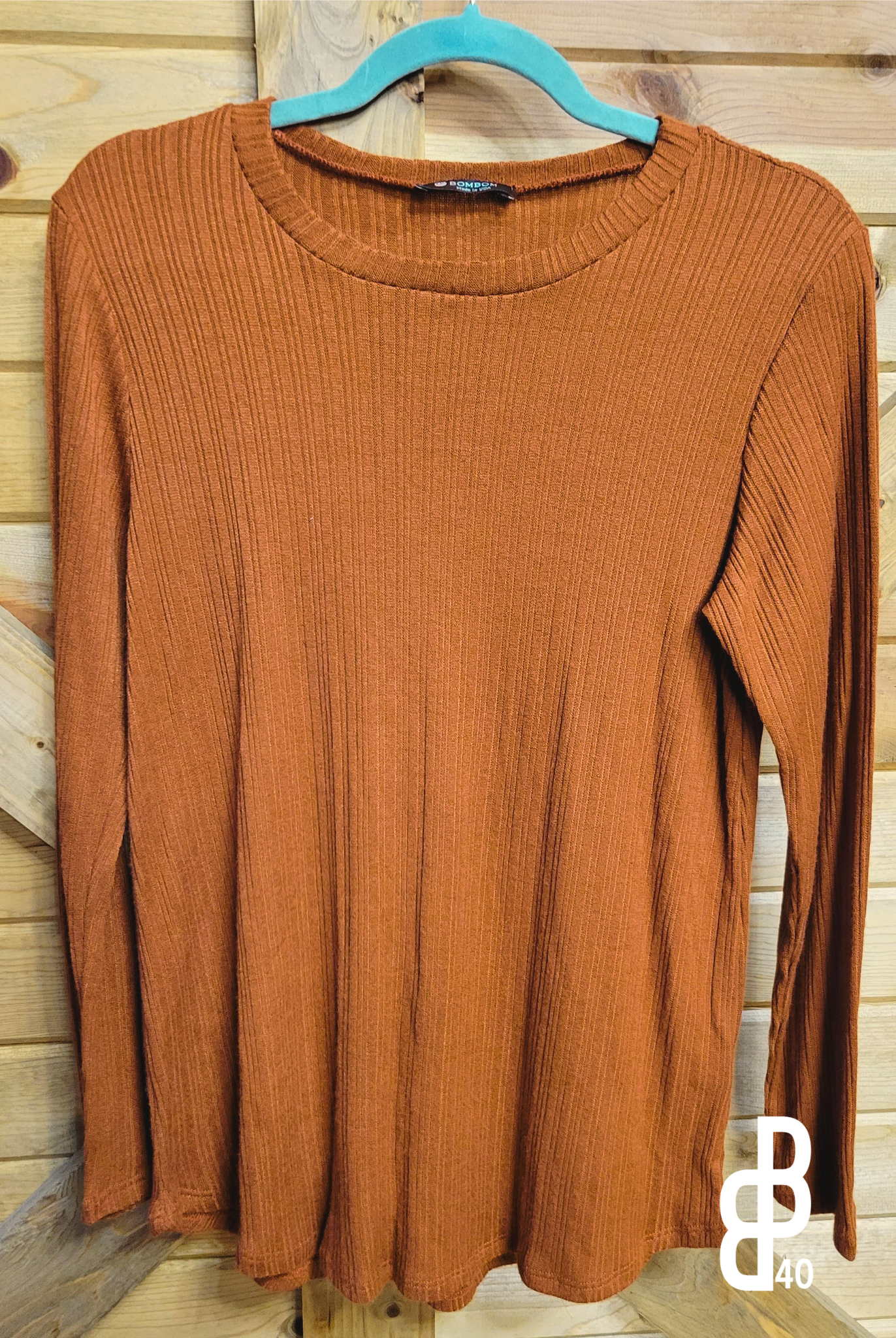 Rust Long Sleeve Sweater