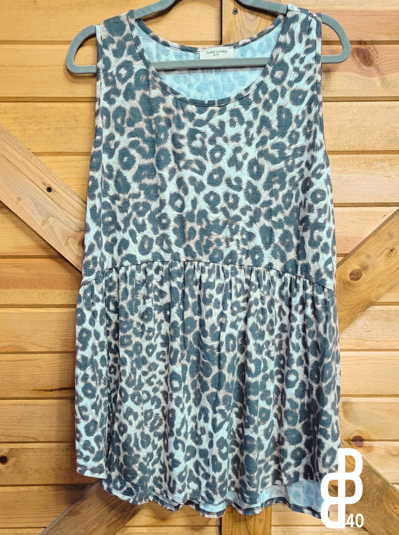 Sleeveless Leopard Print Tank