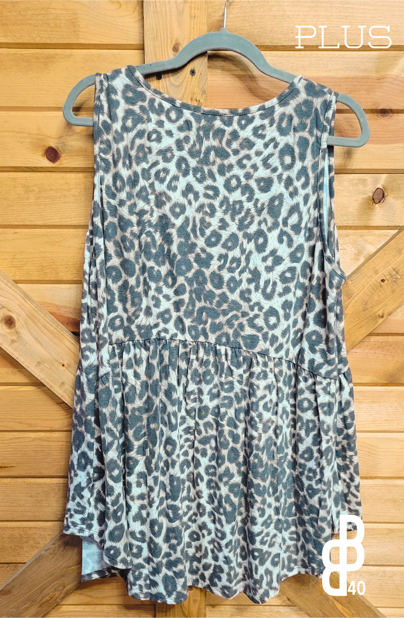 Sleeveless Leopard Print Tank